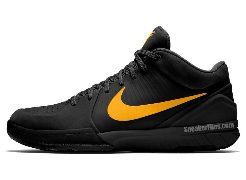 Nike Kobe 4 Protro Black University Gold